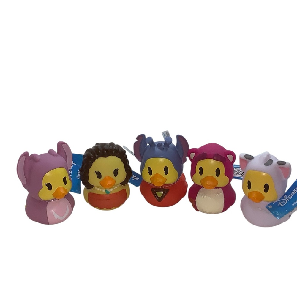 Disney Tubbz Bath Ducks Lot of 5 | Angel, Moana, Experiment 626, Lotso, Pua - Picture 3 of 13